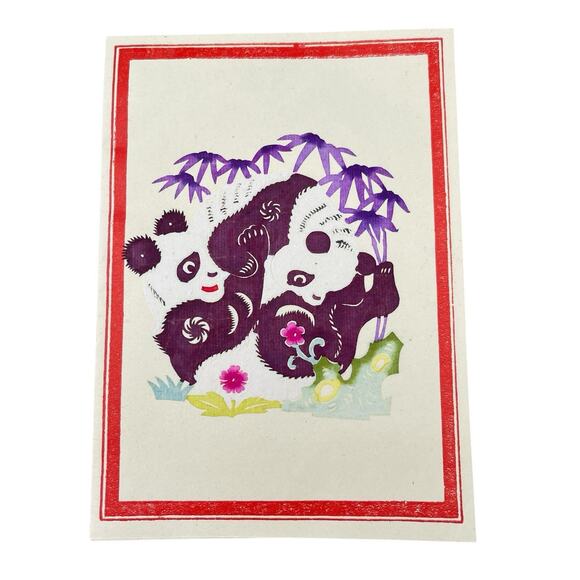 Vintage Chinese Paper Cuts, Set Of 13 Blank Cards w/ Envelopes - Picture 5 of 12